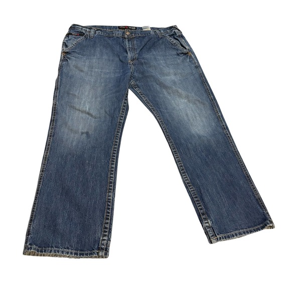 Ariat FR M4 Relaxed Workhorse Boot Cut‎ Jeans 42x31 Workwear Denim Western - Picture 1 of 11
